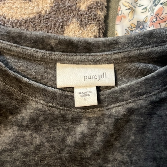 J. Jill - Pure Jill Velour A-Line Dress - Picture 3 of 5